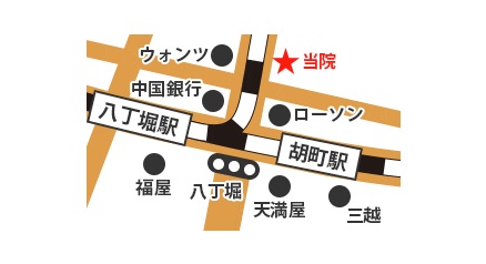 ABCクリニック美容外科・広島院の地図
