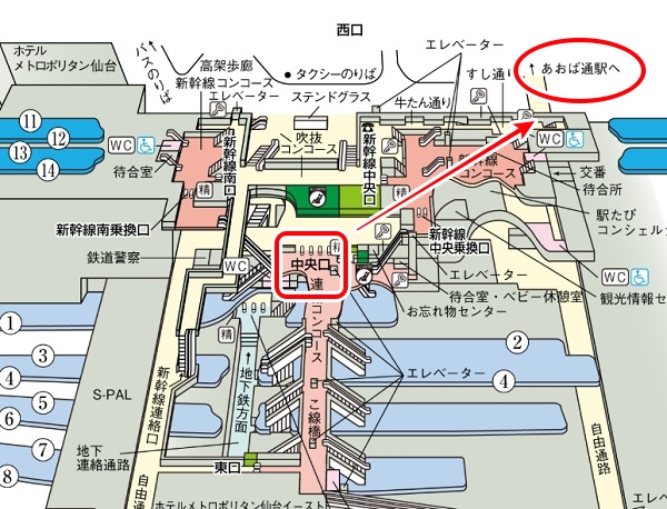 ABCクリニック・仙台院の地図