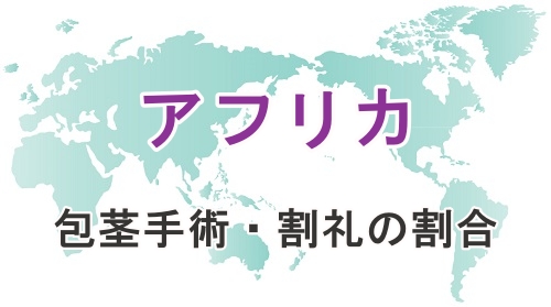 海外における包茎手術および割礼を受けている割合