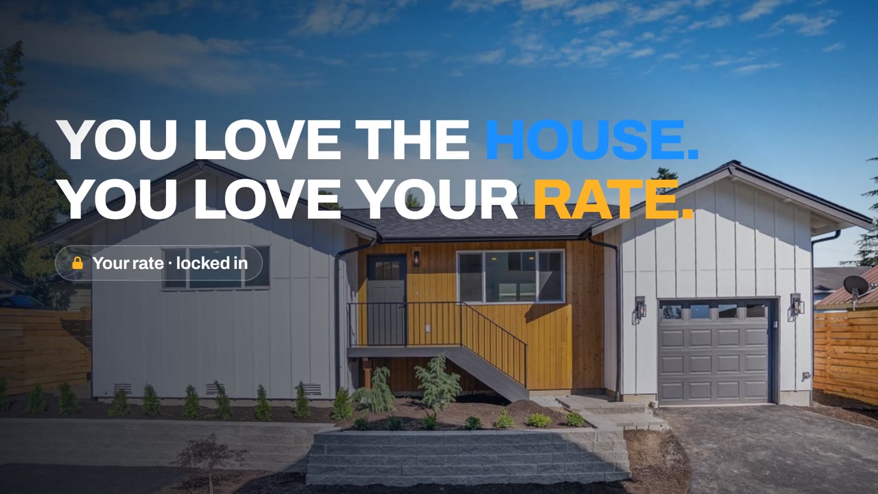 A built backyard home in Snohomish: You love the house. You love your rate.